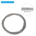 thumbnail image 2 of Unique Bargains 3/25' OD 32.8 Ft 304 Stainless Steel Cable Wire Rope with Aluminum Sleeves 7 x 7 Strand Rope Silver, 2 of 7