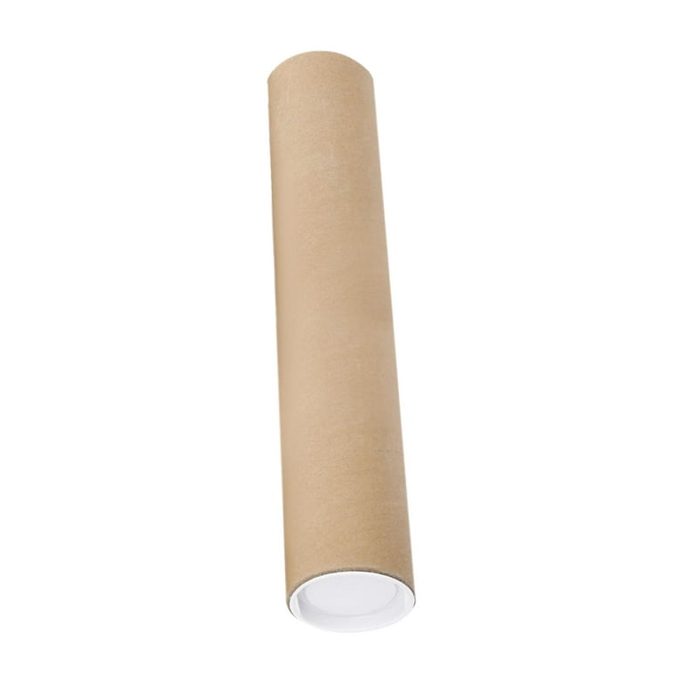 Poster Tubes with Caps Storage Large Round Cardboard Postal Tube Protector  Tube Packing Tubes for Roll Blueprint Poster Document Shipping 27.5inch