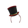 thumbnail image 3 of Mini Snowman Caroler Top Hat Headband Christmas Mistletoe Holly Berries Costume, 3 of 6