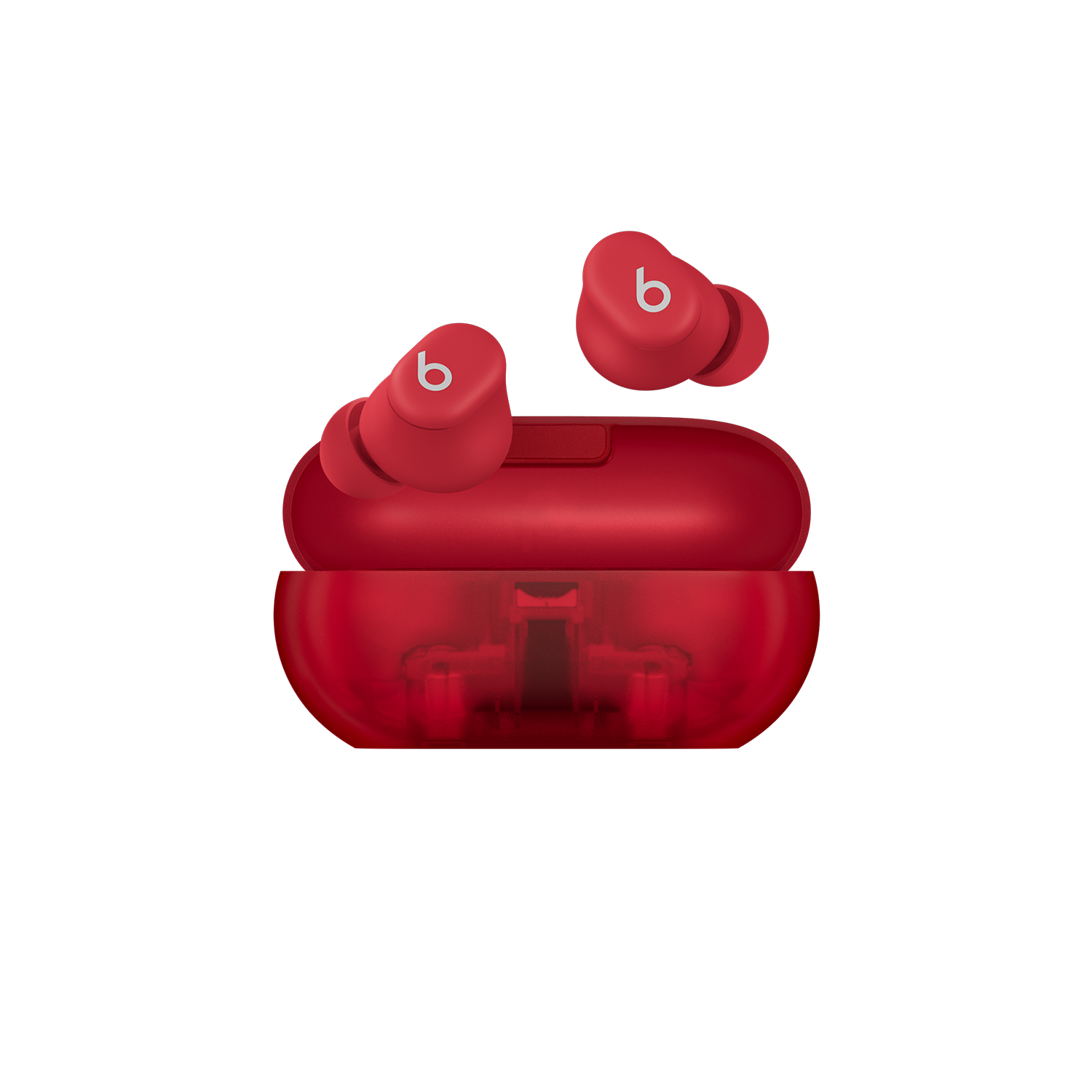 Beats Solo Buds - True Wireless Earbuds - Transparent Red