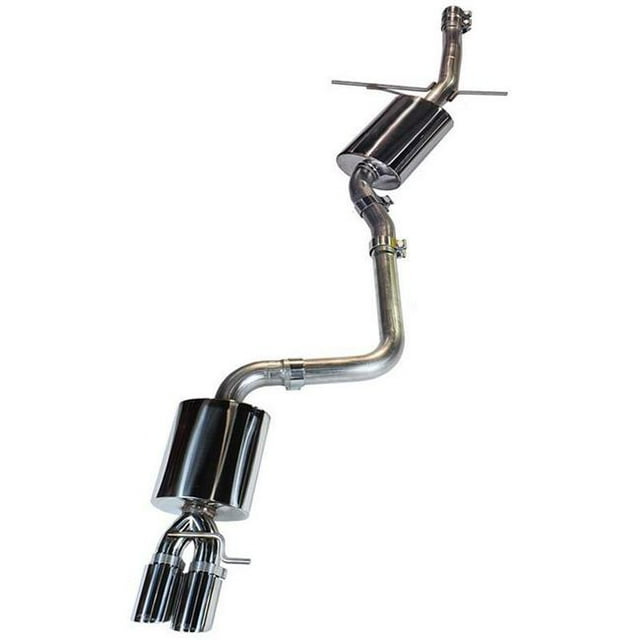 Cat-Back Exhaust System with No Tips for Audi B9 SQ5 Non-Resonated Touring Edition