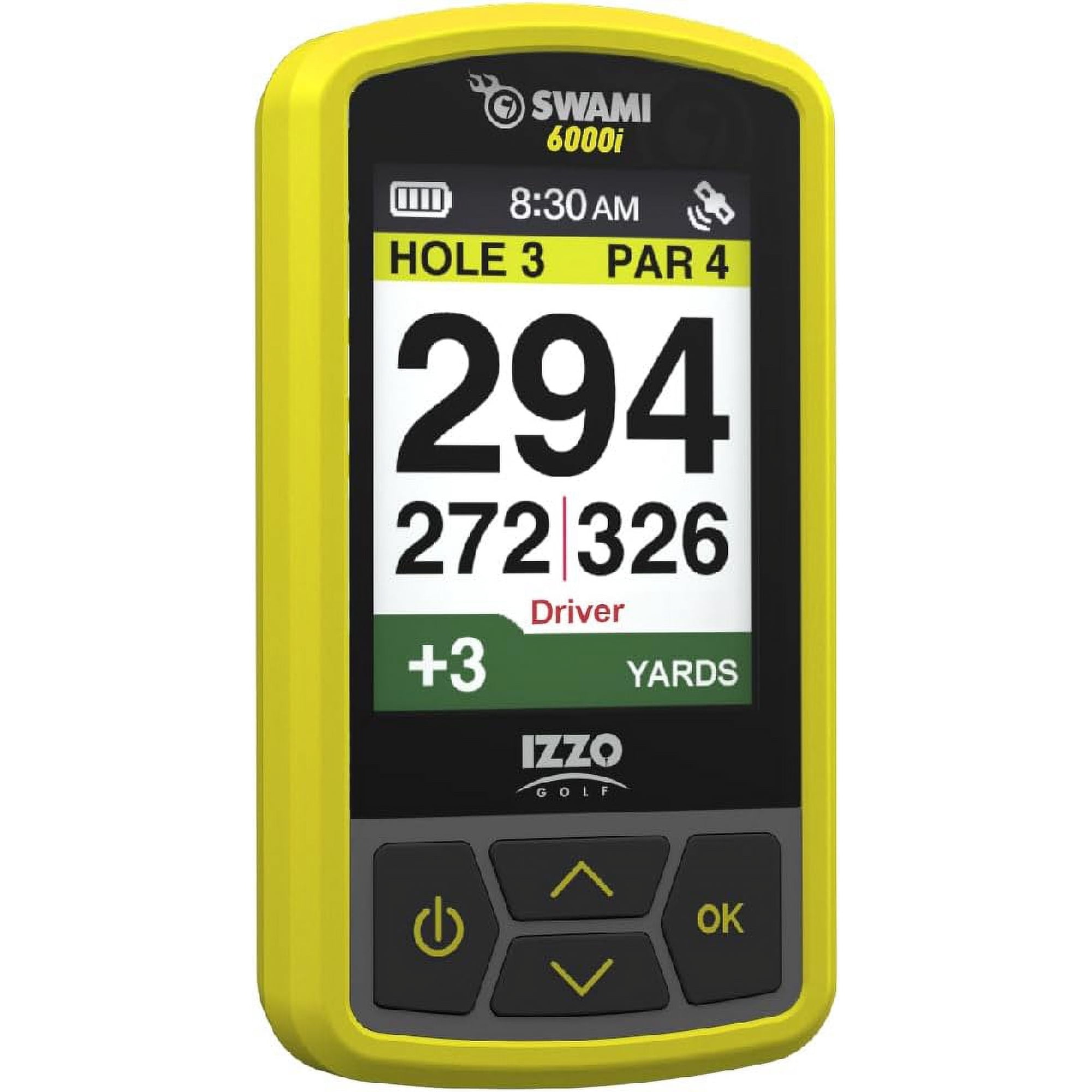 IZZO Swami 6000i Handheld Golf GPS Water-Resistant Color Display & Scorekeeper
