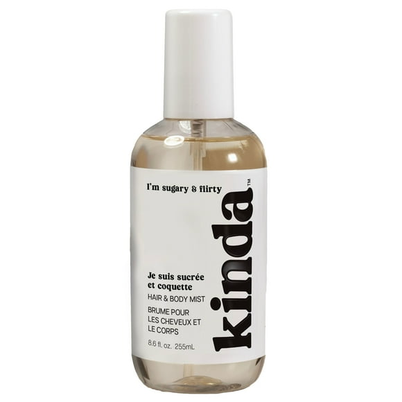 PB ParfumsBelcam KINDA I’m Sugary & Flirty Brume Corps & Cheveux, Floral Crémeux avec Néroli et Fleur d’Oranger, 255 ml
