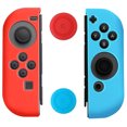 thumbnail image 1 of Methold Funda protectora para interruptor de silicona con absorción de golpes, funda con mango de juego para interruptor Videojuegos y accesorios Izquierda roja derecha azul, 1 of 3