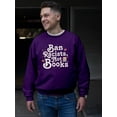 thumbnail image 2 of Anti-Racist Book Lover Statement Tee Sweatshirt Men's, 2 of 4
