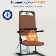 VOCIC Heavy Duty Electric Chair Lift for Elderly, 440 LBS Preassembled Lift Chairs, Fall Assist Devices to Lift Seniors from Floor