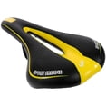 thumbnail image 1 of Sillín de bicicleta Asiento de bicicleta de montaña Asiento de bicicleta de carretera profesional MTB Confort Ciclismo Asiento Cojín (Negro Amarillo）, 1 of 6