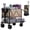 Gray, variant on edx Large Capacity Folding Double Decker Wagon with Brakes, 54" Extra Long Extended Wagon, Equipped with 7" All-Terrain Big Wheels for Camping, Sports, Beach