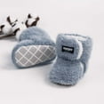thumbnail image 6 of Fozruso Winter Baby Boots Soft Sole First Warm Lined Footwear Cozy Shoes Non Flexible Socks For Girls Boys Booties,Low Heel Boots Sizes 6 Little Kid(13), 6 of 6