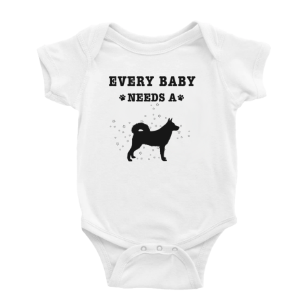 

Every Baby Needs A Karelian Bear Dog Cute Baby Jumpsuits For Boy Girl 0-3 Months