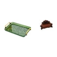 thumbnail image 6 of Fiocias Serving Tray Kitchen Serving Tray with Handle Rectangle Doll Miniature Sofa Dollhouse Furniture European Sofa Model Decor Portable PS Material Suitabl, 6 of 8