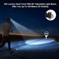 thumbnail image 4 of Advancent Powerful Headlamp Rechargeable Flashlight SuperOutdoors Mini Frontal Battery Portable Headlight Climb Hunting Camping Torch Type2 NO2, 4 of 6