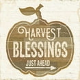 thumbnail image 2 of Pela Studio 26x26 Black Ornate Wood Framed with Double Matting Museum Art Print Titled - Harvest Blessings Just Ahead, 2 of 4