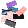 thumbnail image 6 of Alyce Ives Intimates Seamless Girls Panties, Solids & Stripes, L, 10 Pack, 6 of 6