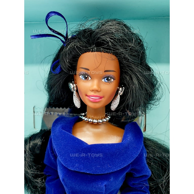 Winter Velvet Barbie Doll - African American, Avon Exclusive