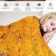 thumbnail image 3 of Chilfamy Autumn Leaves Flannel Throw Blanket for Couch Sofa Bed Office, All Seasons Long-Lasting Blanket 60x80in, 3 of 6