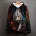 thumbnail image 5 of LAOLIUSN 3D Tiger Graphic Hoodie for Men, All-Over Print Pullover Sweatshirt, Big and Tall Plus Size Streetwear Hoodie with Pocket S-4XL, 5 of 7