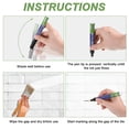 thumbnail image 4 of jesticaly 8pcs/set Floor Tile Pen Instantly Refresh And Revive Tile Floors Quick To Dry Waterproof Tiles Pen Black 8Pcs,Black 5Set, 4 of 6