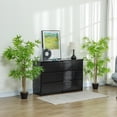 thumbnail image 2 of Outsunny Artificial Bamboo Tree Set of 2, 5ft Fake Decorative Plant in Pot, 2 of 10