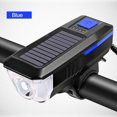 thumbnail image 1 of Luz para bicicleta con energía solar recargable por USB Klaxon (azul) JAMW Sencillez, 1 of 5