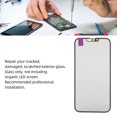 thumbnail image 3 of Phone Screen Glass Repair Kit, 2Pcs Tool Kit Professional Installation Pre Cut Phone Screen Protector  for IOS 14 Plus, 3 of 7