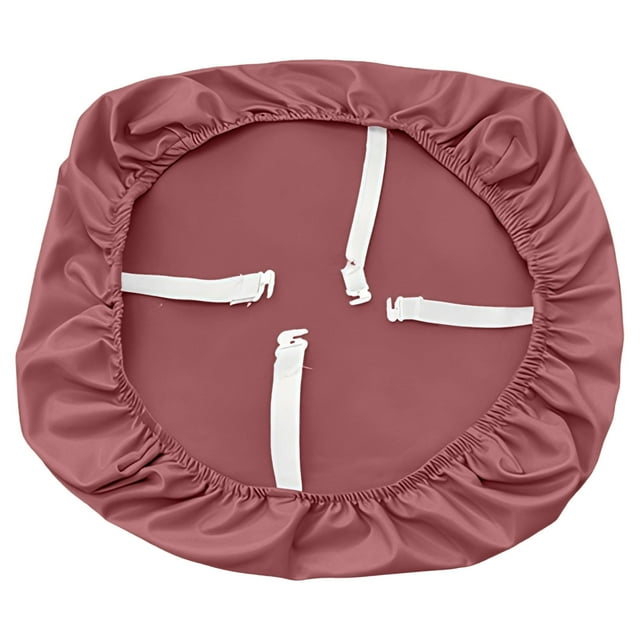 Btomtd Solid Color Brushed High Elastic Chair Cover Soft And Comfortable Chair Seat Cover -proof And- Chair Slipcover Suitable For Dining Chair, Wine