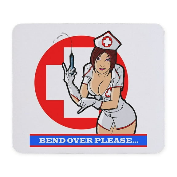 CafePress - NURSE GIRL Mousepad - Non-slip Rubber Mousepad, Gaming Mouse Pad