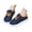 Blue, variant on YunPes Unisex Kids Skate Shoes Hook & Loop Bungee Straps Sneakers Casual Comfortable Low-Top Sport Shoes for Preschoolers & Toddler