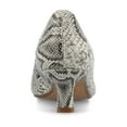thumbnail image 3 of Journee Womens Pammie Slip On Pointed Toe Kitten Heel Pumps, Widths Available, 3 of 9