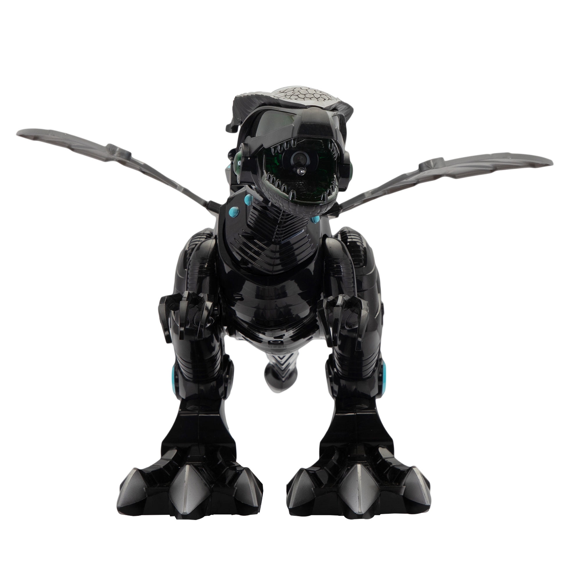 Kepooman Black Remote Control Dinosaur Robot, Smart Interactive Toy with USB Battery Charging Cable, Suitable for Boys Aged 3-12 Kepooman Black Remote Control Dinosaur Robot, Smart Interactive Toy with USB Battery Charging Cable, Suitable for Boys Aged 3-12