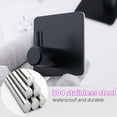 thumbnail image 2 of Ganchos adhesivos KLEVERISE de acero inoxidable resistentes e impermeables, 2 of 6