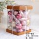 thumbnail image 5 of Adornos de bolas de Navidad de color rosa con forma especial, estrella para la copa del árbol de Navidad, decoración para fiestas, colgante de esferas de Navidad para Año Nuevo, 5 of 5