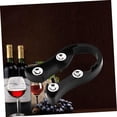 thumbnail image 1 of Paquete de 4 cortadores de papel de vino con diseño magnético, accesorio para abridor de botellas de vino, regalo para amantes del vino (negro), 1 of 5