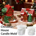 thumbnail image 2 of Silicone Christmas House Candle Mold for DIY Crafts, Suitable for Adults and Kids, Applicable to Various Materials, 2 of 9