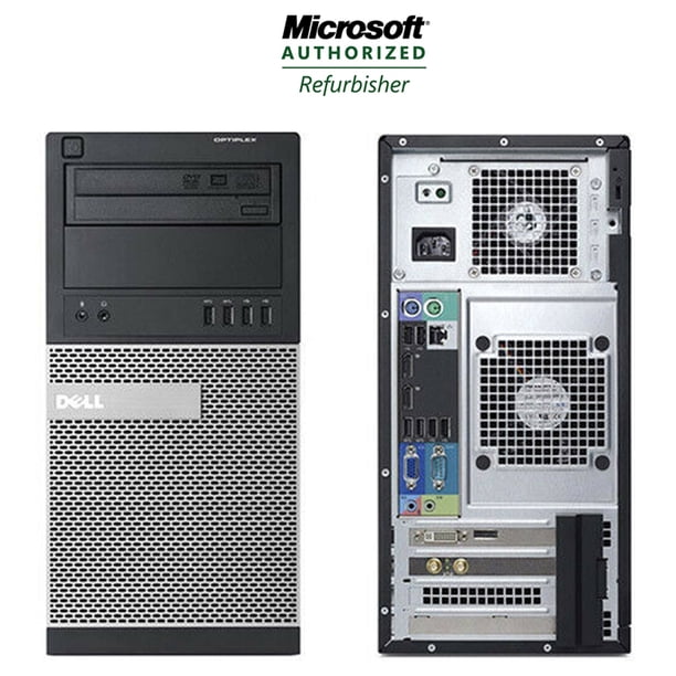Restored Fast Dell OptiPlex Desktop Computer Tower PC Intel Quad 