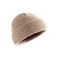 thumbnail image 1 of Minnieouse Gorro de punto elástico grueso invierno cálido deportes al aire libre senderismo viajes nieve esquí gorra accesorios casuales para mujer Sombreros Amarillo Minnieouse AP013203-04, 1 of 6