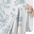 thumbnail image 6 of Psoiuetr Light Blue Shower Curtain,Cotton Floral Cottagecore Shower Curtains for Bathroom 72" W x 72" L, 6 of 6