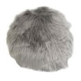 thumbnail image 1 of Gouchee Home Edinburgh Faux Fur Cushion 16" Round 2 Pack, 1 of 3