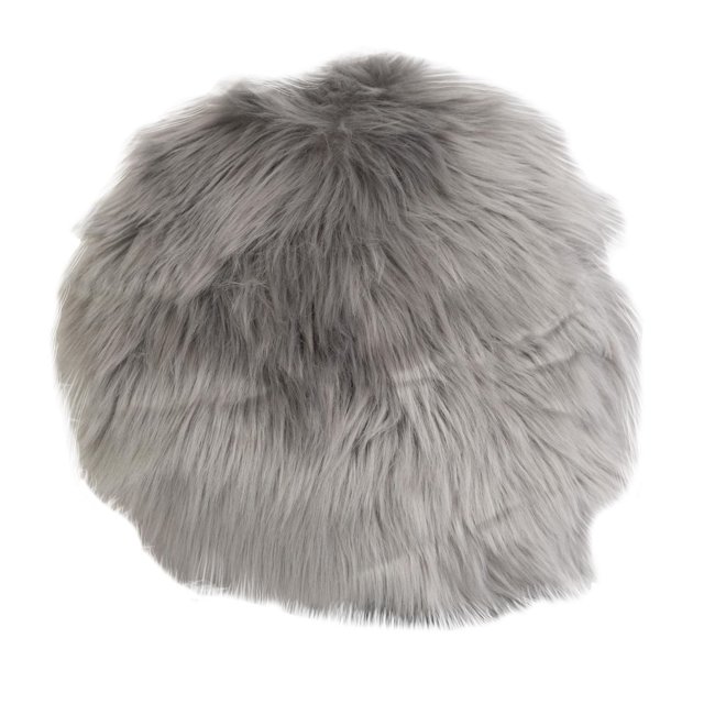 Gouchee Home Edinburgh Faux Fur Cushion 16" Round 2 Pack
