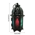 thumbnail image 3 of Moroccan Style Metal Candle Holder - Vintage Decorative Lantern for Tea Lights, Perfect for Weddings, Parties, Home Decor, and Outdoor Events, 3 of 4