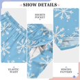 thumbnail image 6 of FORMRS Boys Pajama Pants with Pockets Size 6-8Y Kids Lounge Sleep Bottoms, Snowflake Pattern, 6 of 8