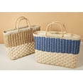 thumbnail image 2 of Kukuzhu Women Tote Bag Straw Woven Basket Handbag Trendy Summer Ladies Girls Picnic Beach Travel Shoulder Bag, 2 of 5
