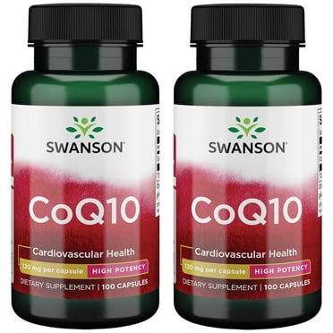 Swanson Coq10 - High Potency 120 mg 100 Caps 2 Pack
