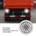 thumbnail image 4 of Led Tail Light  Round Truck Taillight Round Rear Tail Light With 24 LEDs Truck Trailer Turn Signal Reverse Brake Taillight #3, 4 of 8