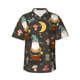 thumbnail image 1 of Fotbe Gnome Insect Frog Camisa Hawaiana para Hombre Unisex – Camisa Casual de Verano con Botones de Manga Corta de Algodón y Lino,Medium, 1 of 7