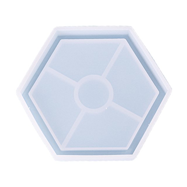 Techinal Round Coaster Molds Irregular Shape Coaster Mirror Molds Glossy Silicone Mold for Agate Resin Coasters Cup Mats
