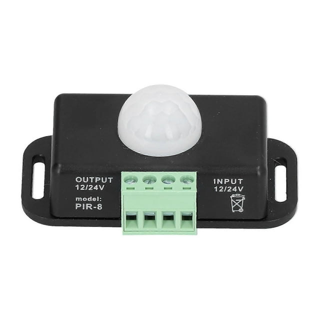 Capteur PIR LED infrarouge, interrupteur de temporisation DC 12-24 V pour armoire, salle de bain, couloir