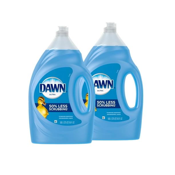 Dawn Ultra Dish Soap Dishwashing Liquid, Original Scent, 56 fl oz, Pack