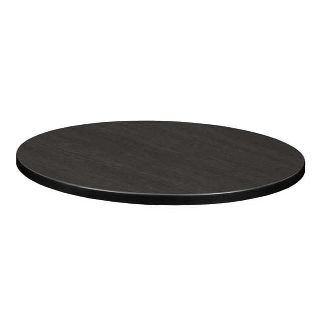 Regency TTRD30AGWH 30 in. Round Laminate Table Top, Ash Grey & White