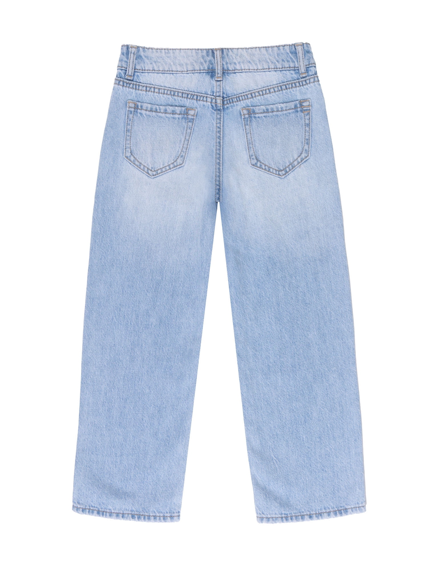 Wonder Nation Girls Easy Straight Leg Jean, Sizes 5-18